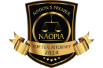 NAOPIA / Top Ten Attorney 2024 - Badge